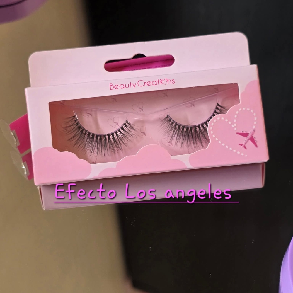 Beauty Creations Efecto Los Angeles Eyelashes - Pink Packaging